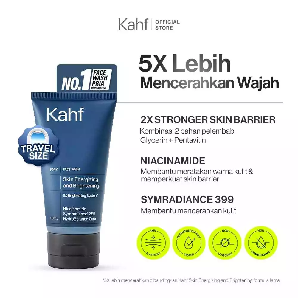 Kahf Face Wash Skin Energizing and Brightening 50 ml